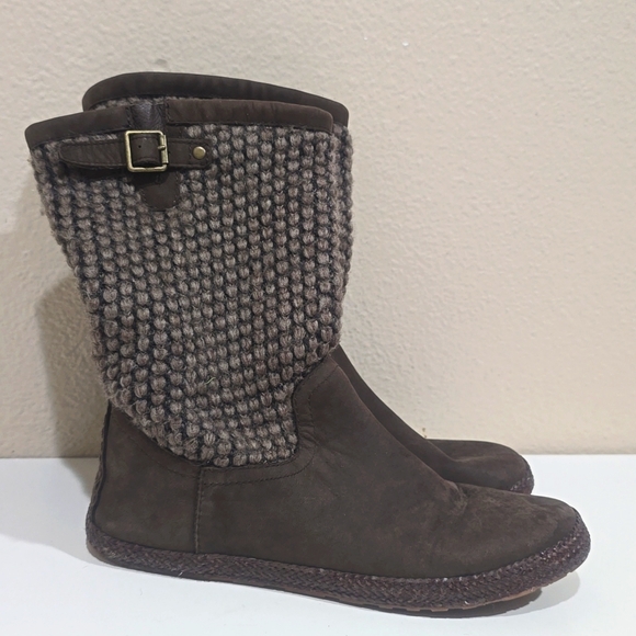 🌾 UGG LYZA WOOL BLEND KNIT BOOTS - Picture 3 of 13